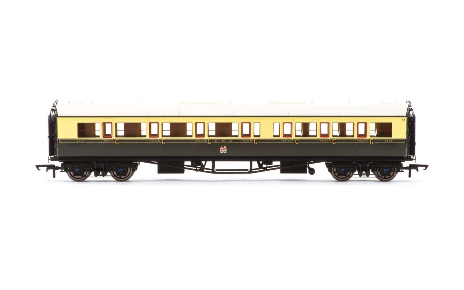 GWR, Collett 'Bow Ended' Corridor Composite (L/H), 6528 - Era 3
