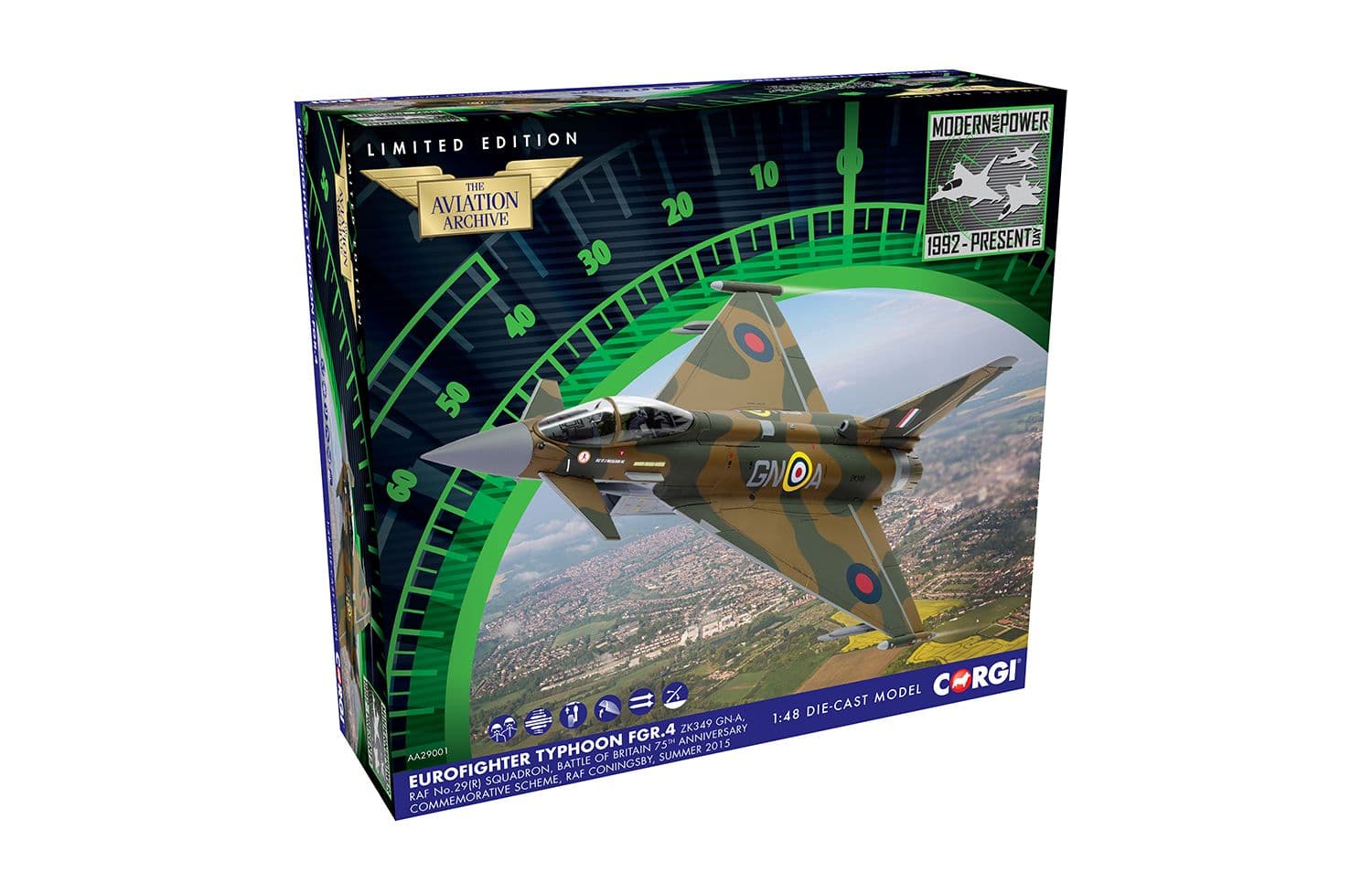 ★新品★CORGI コーギー 1/48 ユーロファイター タイフーン FGR.4 AA29001 Eurofighter Typhoon FGR4