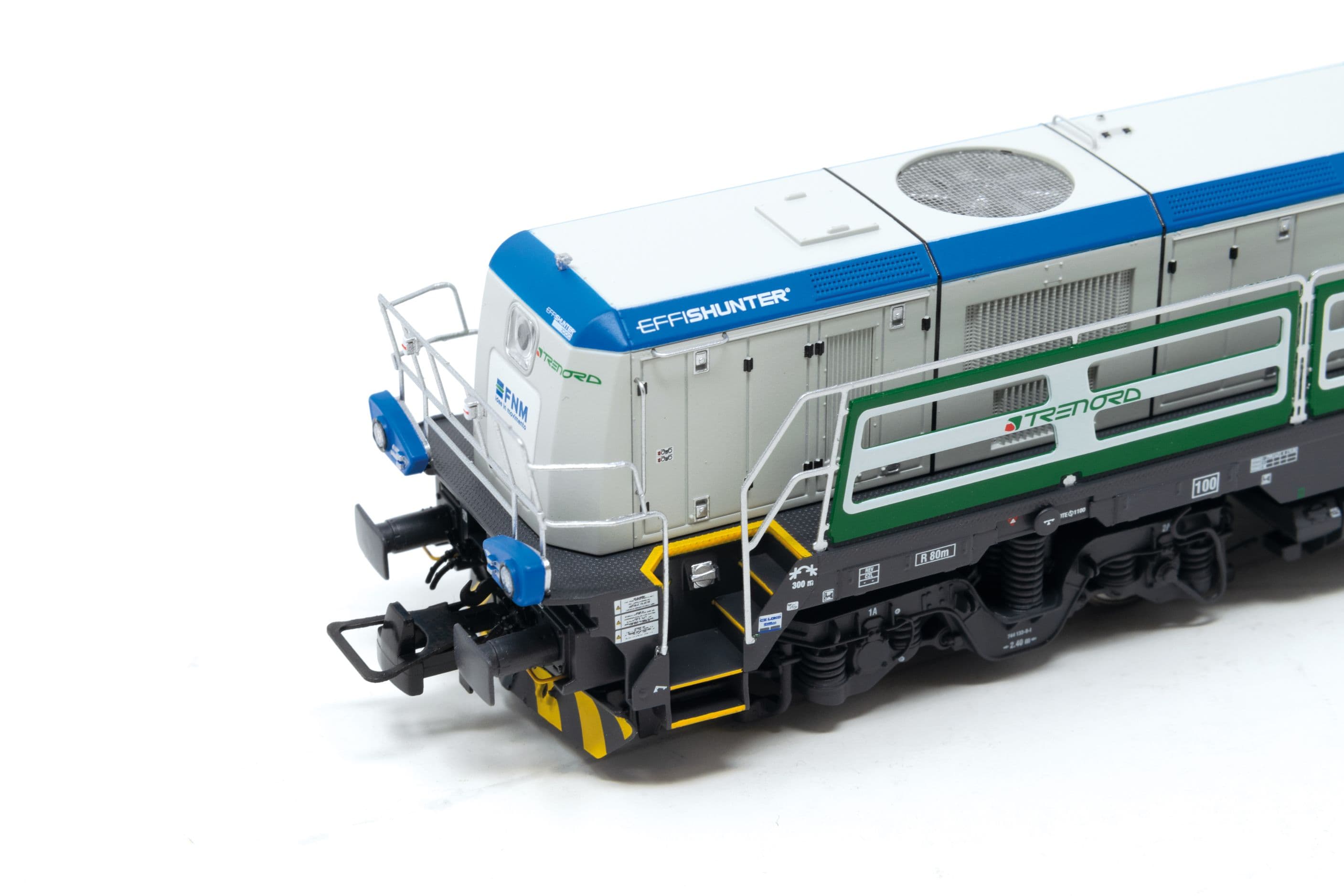 FNM / Trenord, diesel locomotive Effishunter 1000, grey/blue/green, ep. VI, with DCC sound decoder