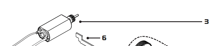 Scalextric Slimline Motor With 39mm Shaft Pack