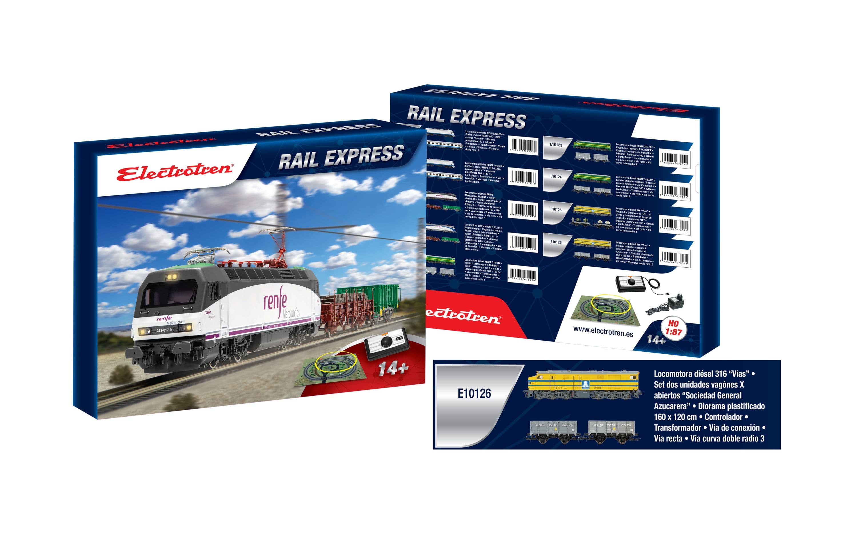 Electrotren (H0 1:87) Set de iniciaciàon de trenes expreso de 12