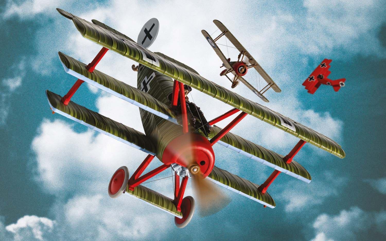 AA38310 Corgi | Fokker DR.1 Triplane, Death of the Red Baron