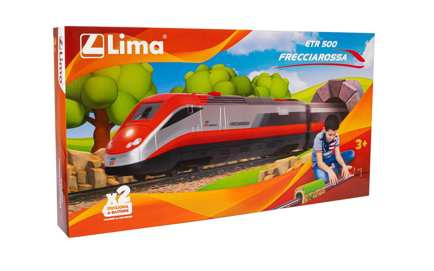 Battery-operated Frecciarossa train HO scale 1:87