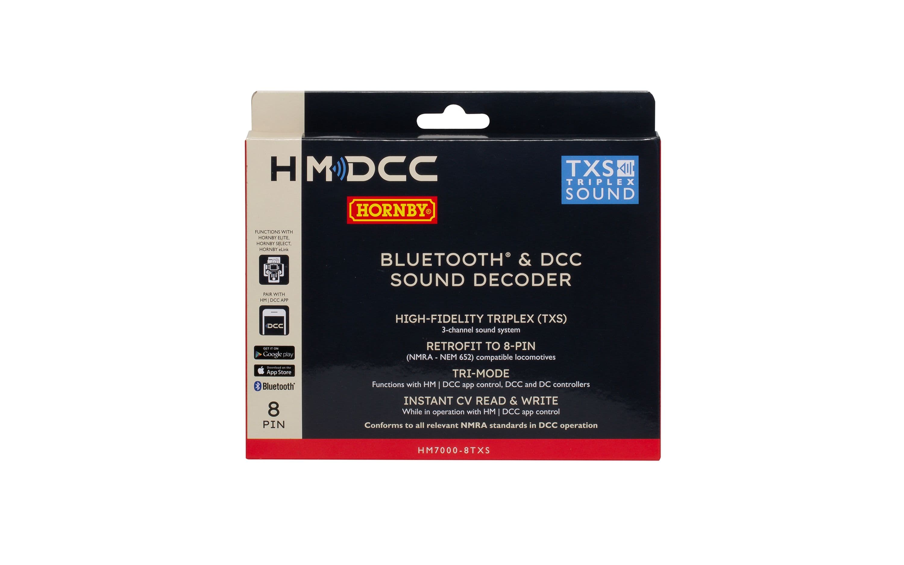 HM7000-8TXS: Bluetooth® &amp; DCC Sound Decoder (8-poligen)