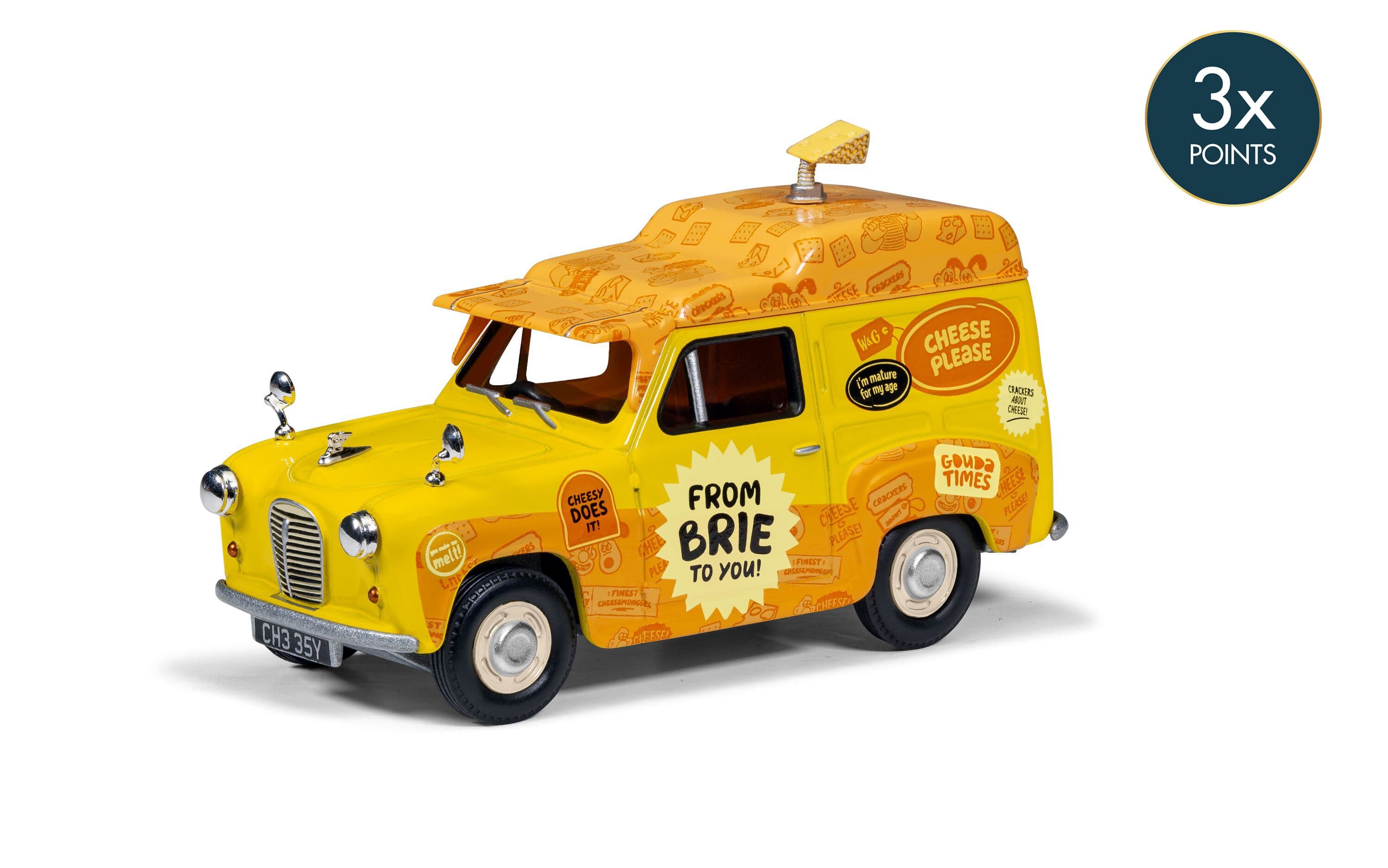 CC80506 Wallace & Gromit Austin A35 Van - Cheese Please! Delivery Van