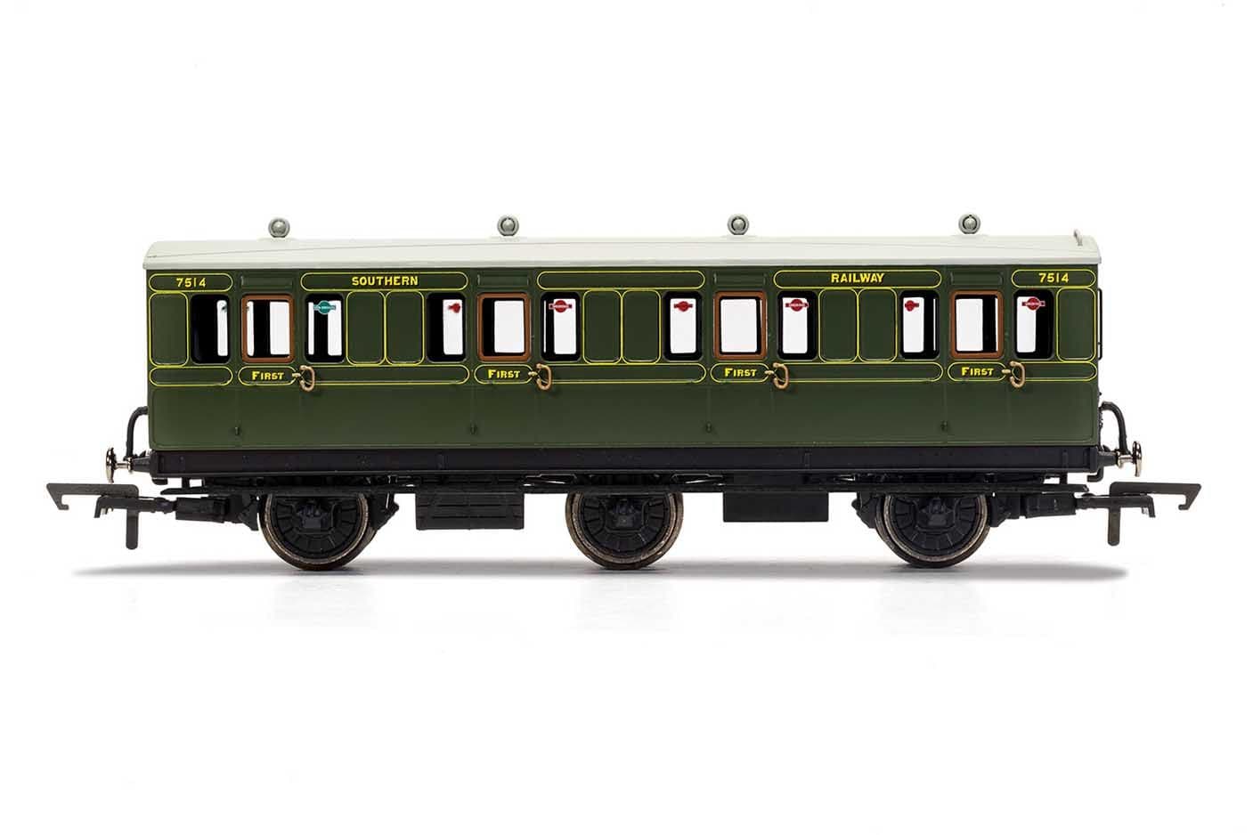 SR, 6 Wheel Coach, 1st Class, 7514 - Era 3