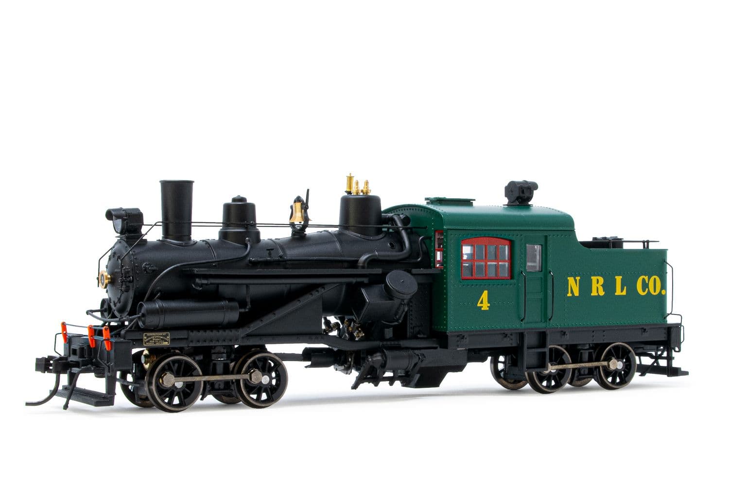 Heisler Steam locomotive, 2-Truck model, "Northern Redwood Lumber Company #4", period III, with DCC-sounddecoder