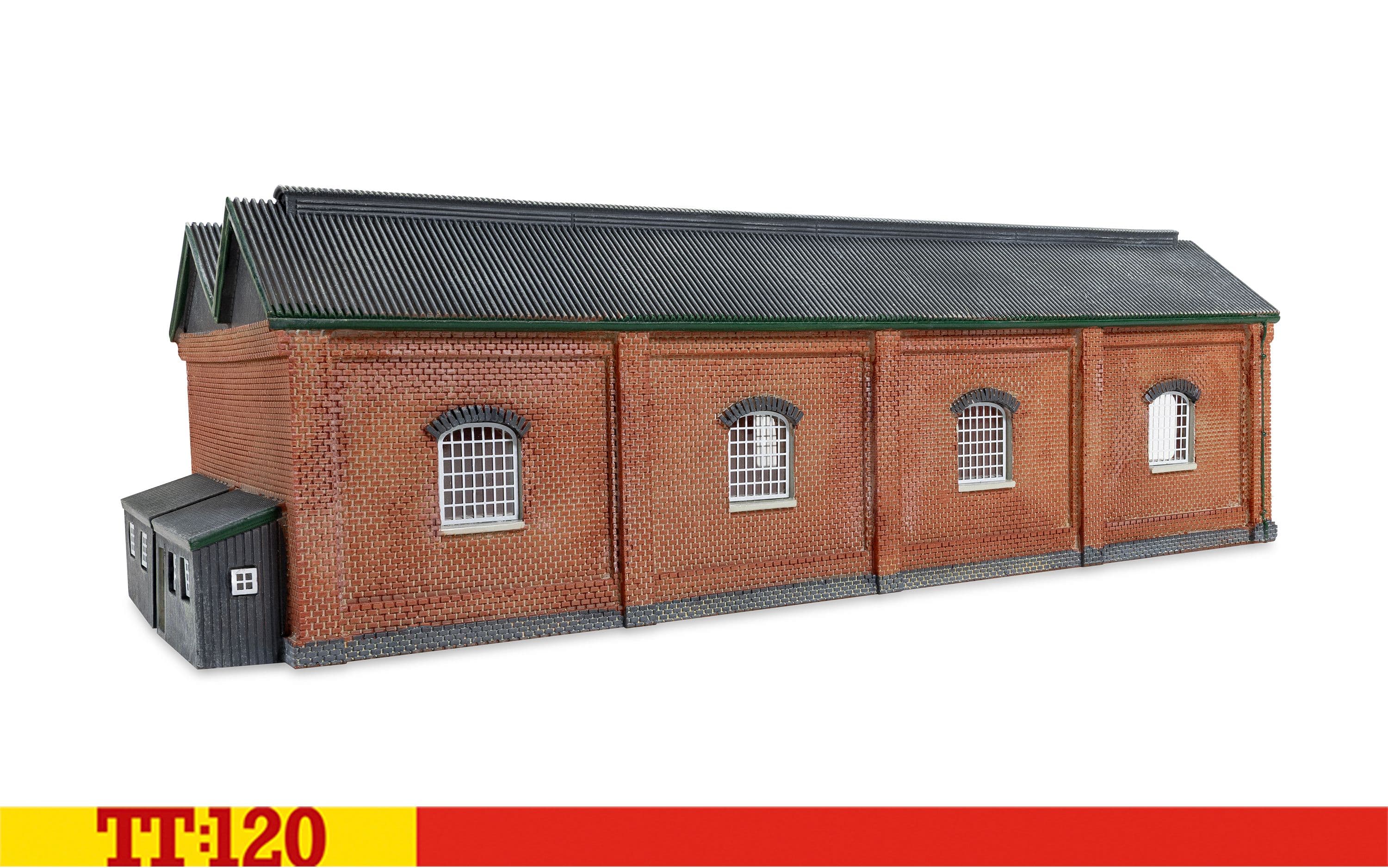 Double Engine Shed - Red Brick Collection
