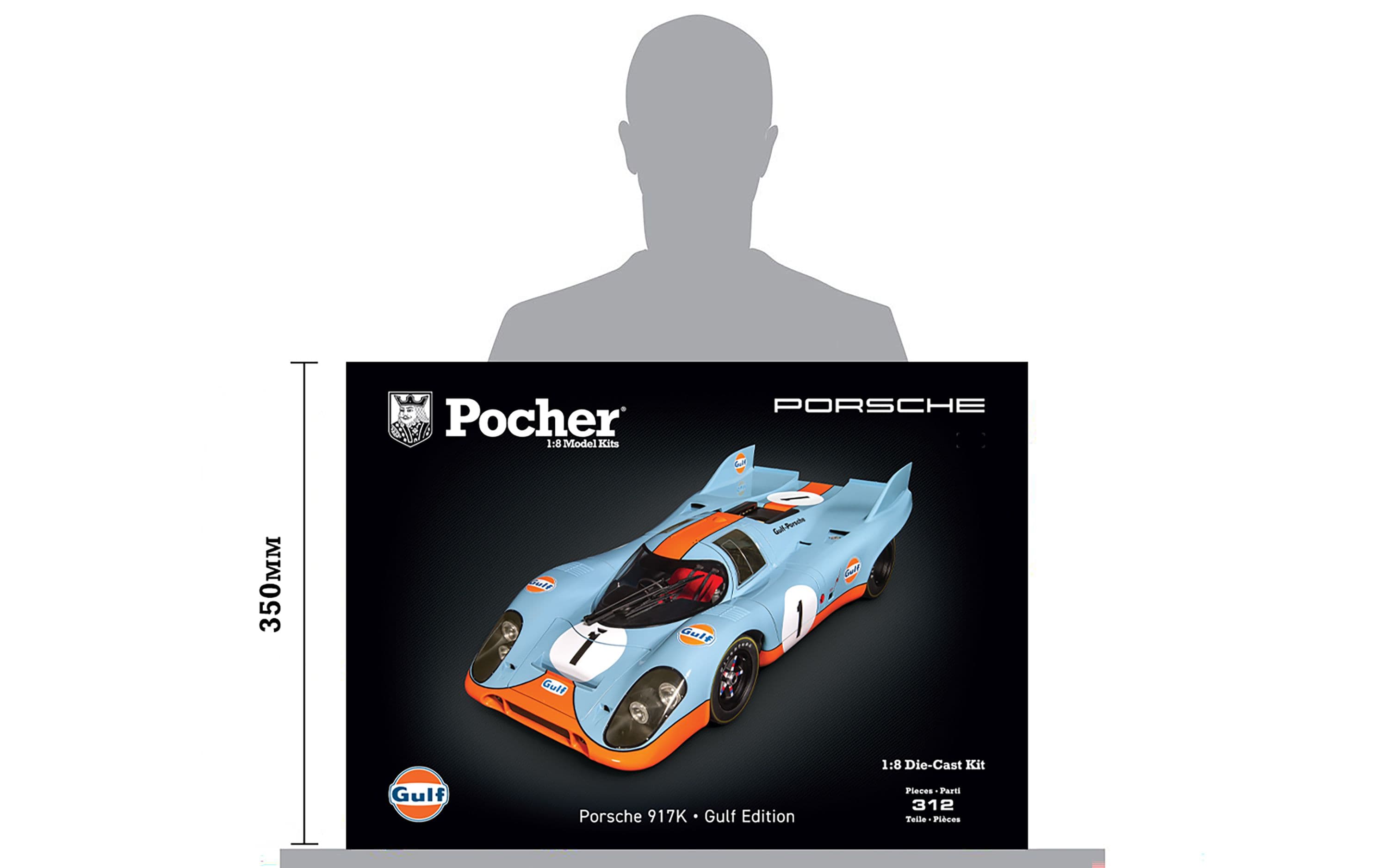 Porsche 917K - Gulf Edition - 1:8 Scale Kit