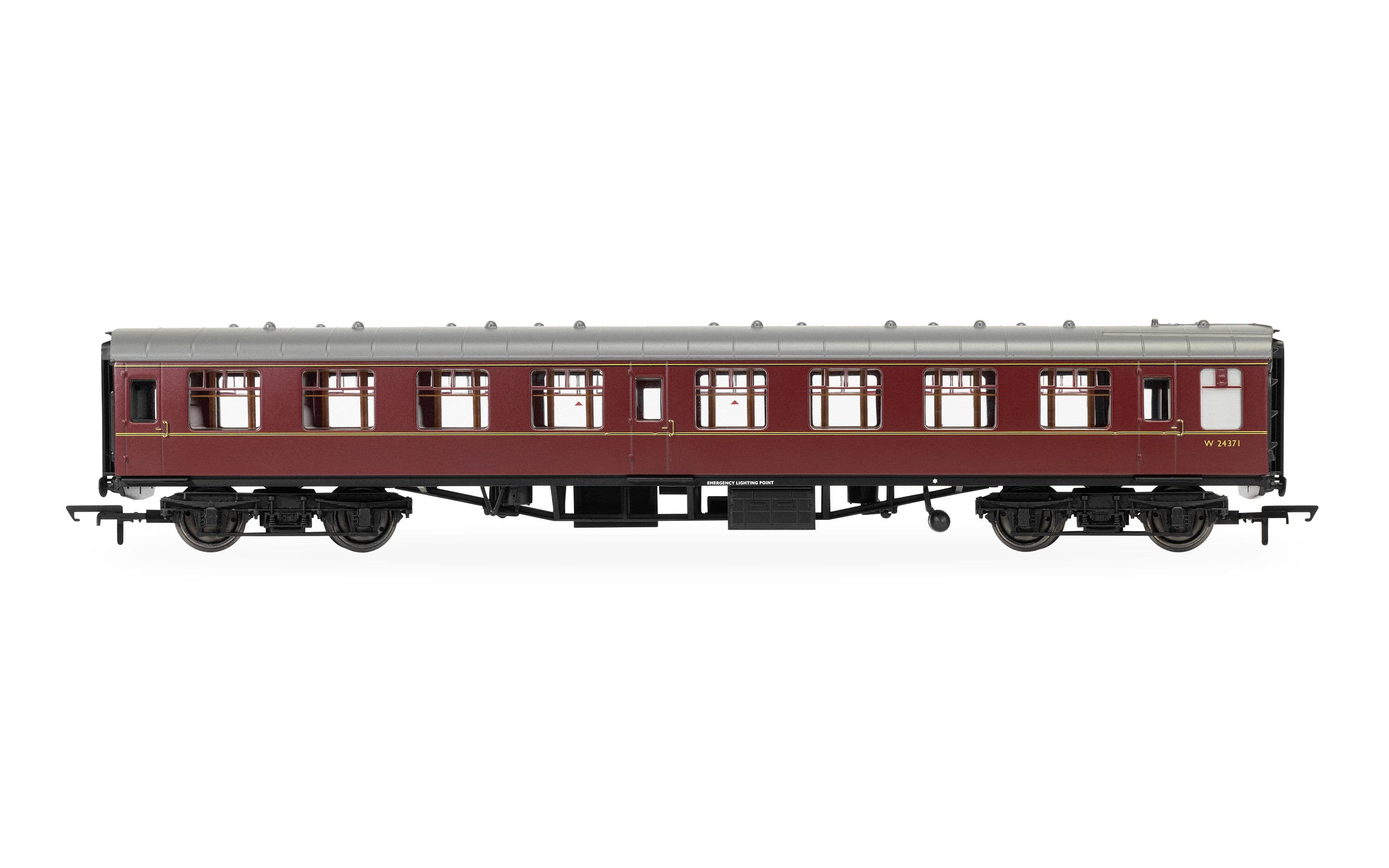 BR - MK1 Corridor - W24371 - Second Class Coach