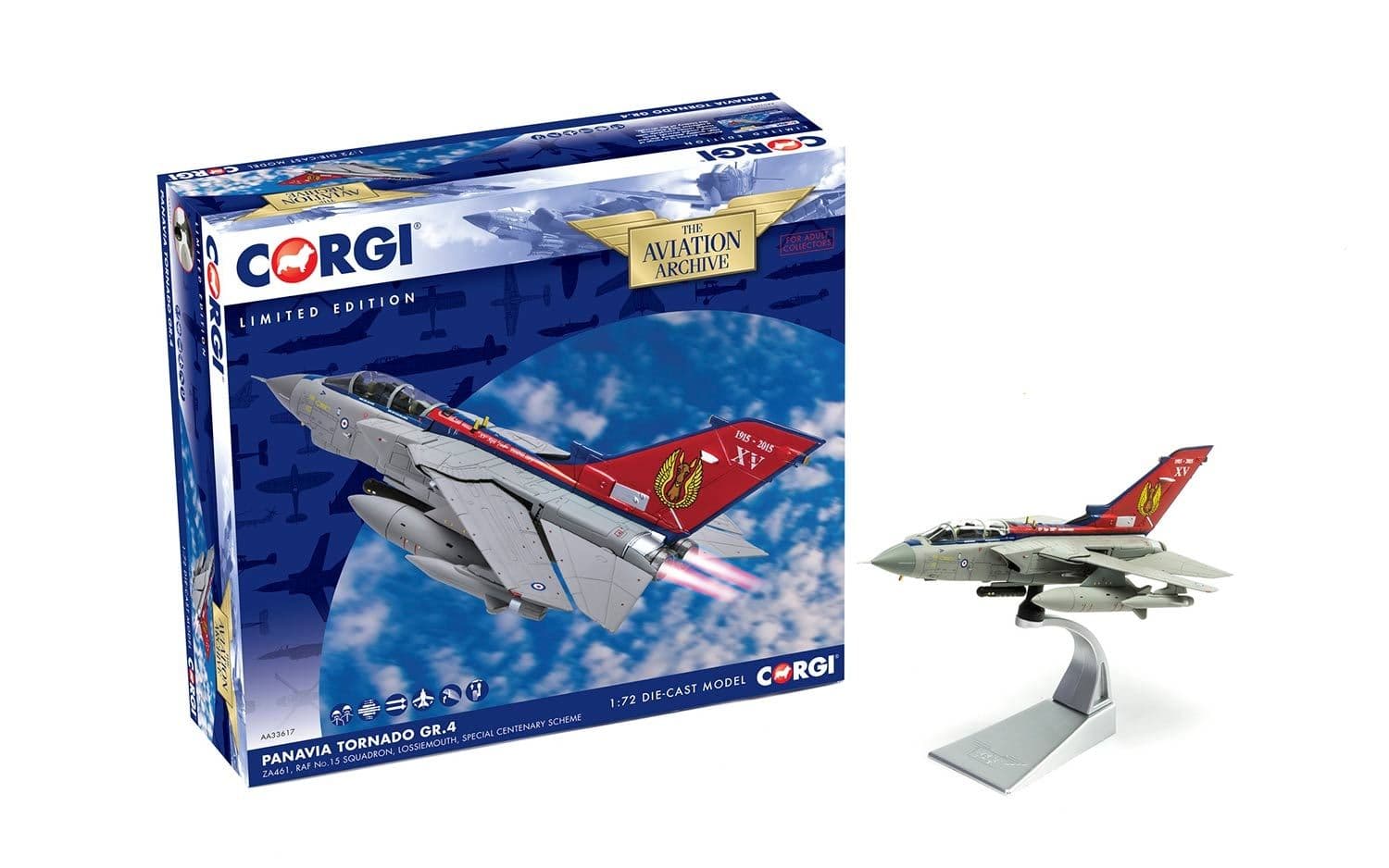 Panavia Tornado GR4 ZA461 15XV R Squadron Centenary Scheme 2015