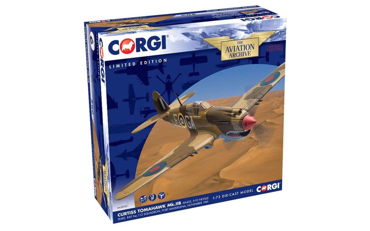 Curtiss Tomahawk IIA AK402 PO Neville Duke 112 Squadron