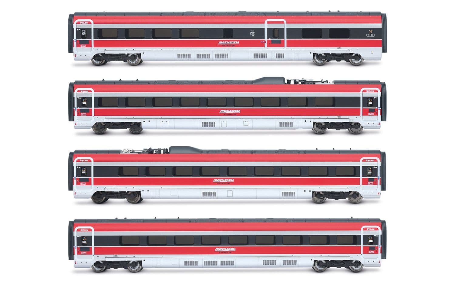 Iryo, 4-unit set of intermediate coaches for the high-speed train "Frecciarossa 1000", ep. VI