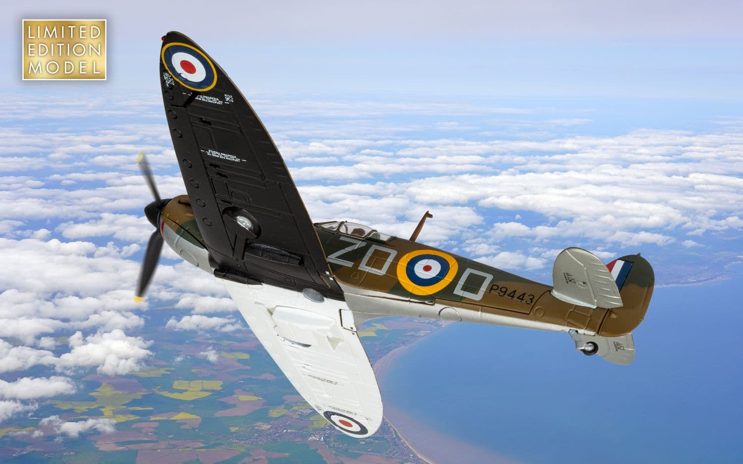 ハワイアン L-1011 エールフランス A319 米空軍 F-5A タグセット AA39216 Supermarine Spitfire MkI - Flt Lt Douglas Bader - Battle