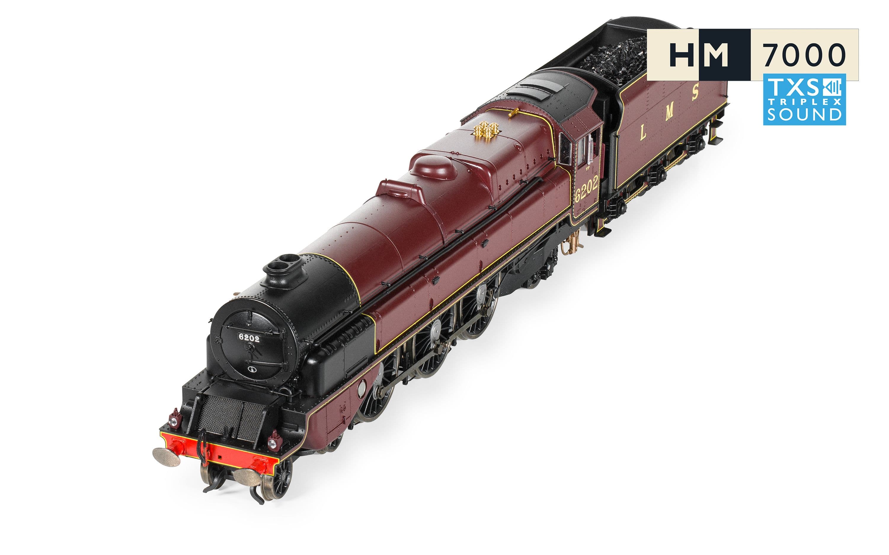 LMS - Princess Royal Class - "Turbomotive" 6202 (DCC Sound Fitted)