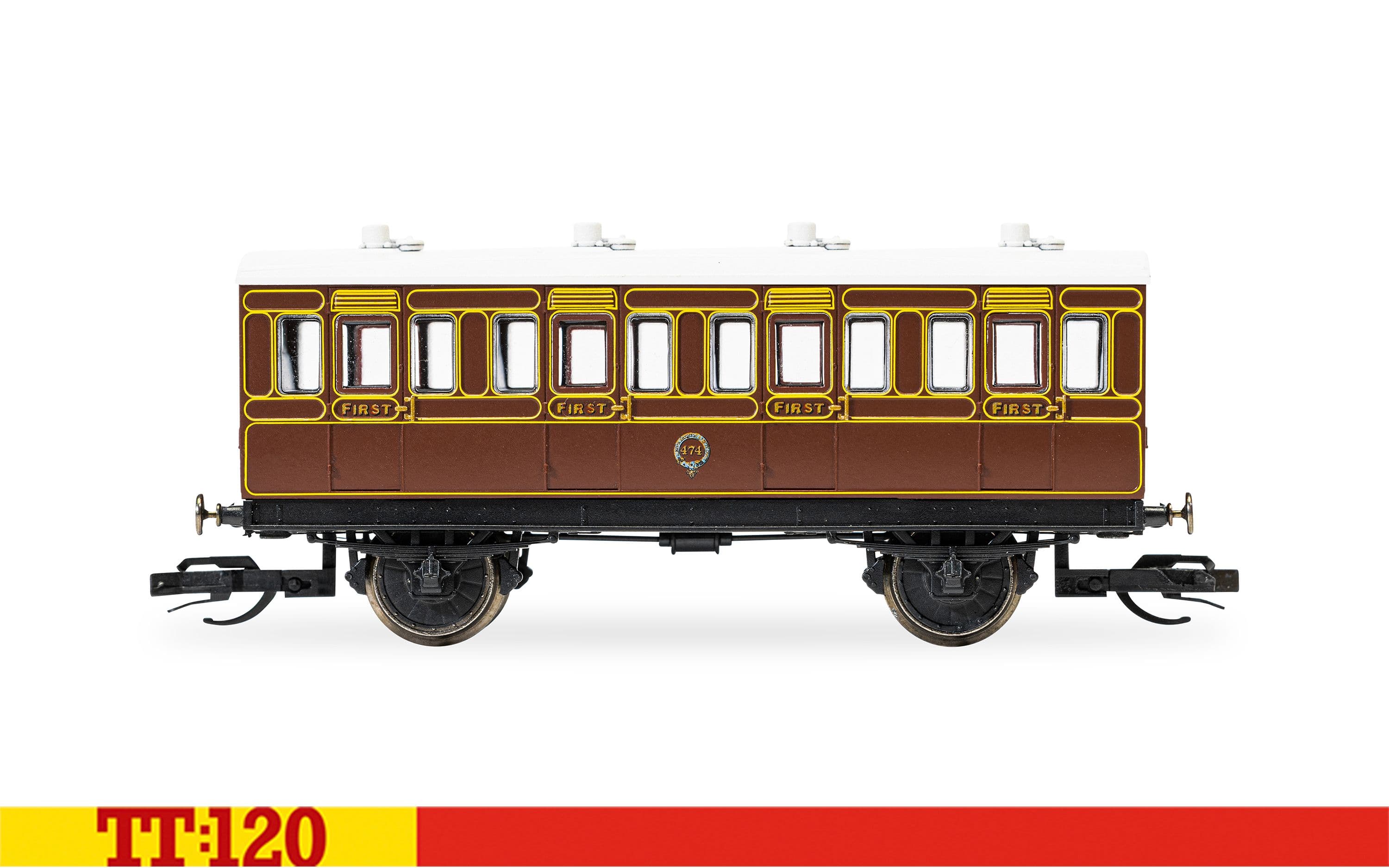 LB&amp;SCR - 4 Wheel - '474' - First Class Coach