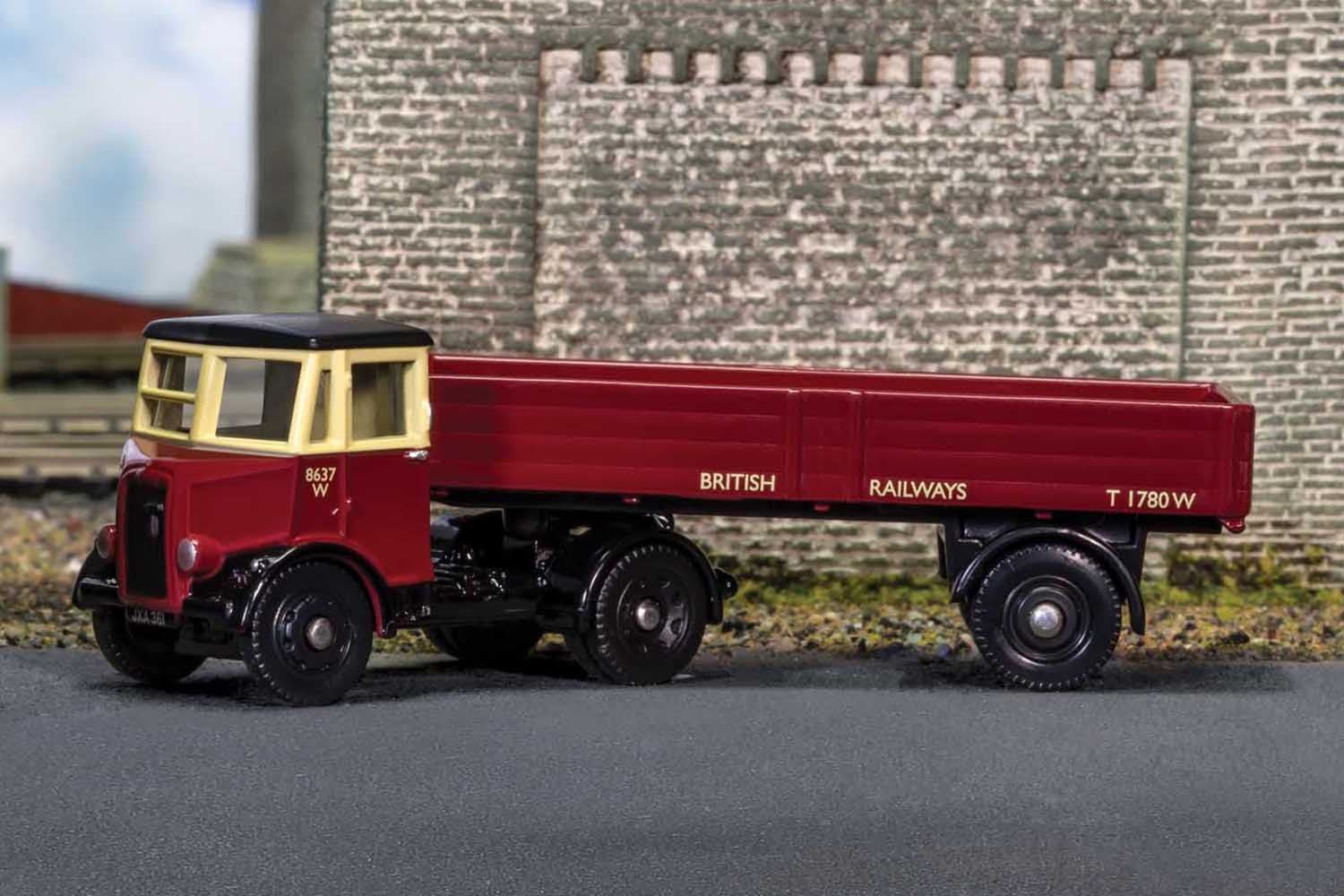 Thornycroft Nippy Dropside Trailer - British Railways
