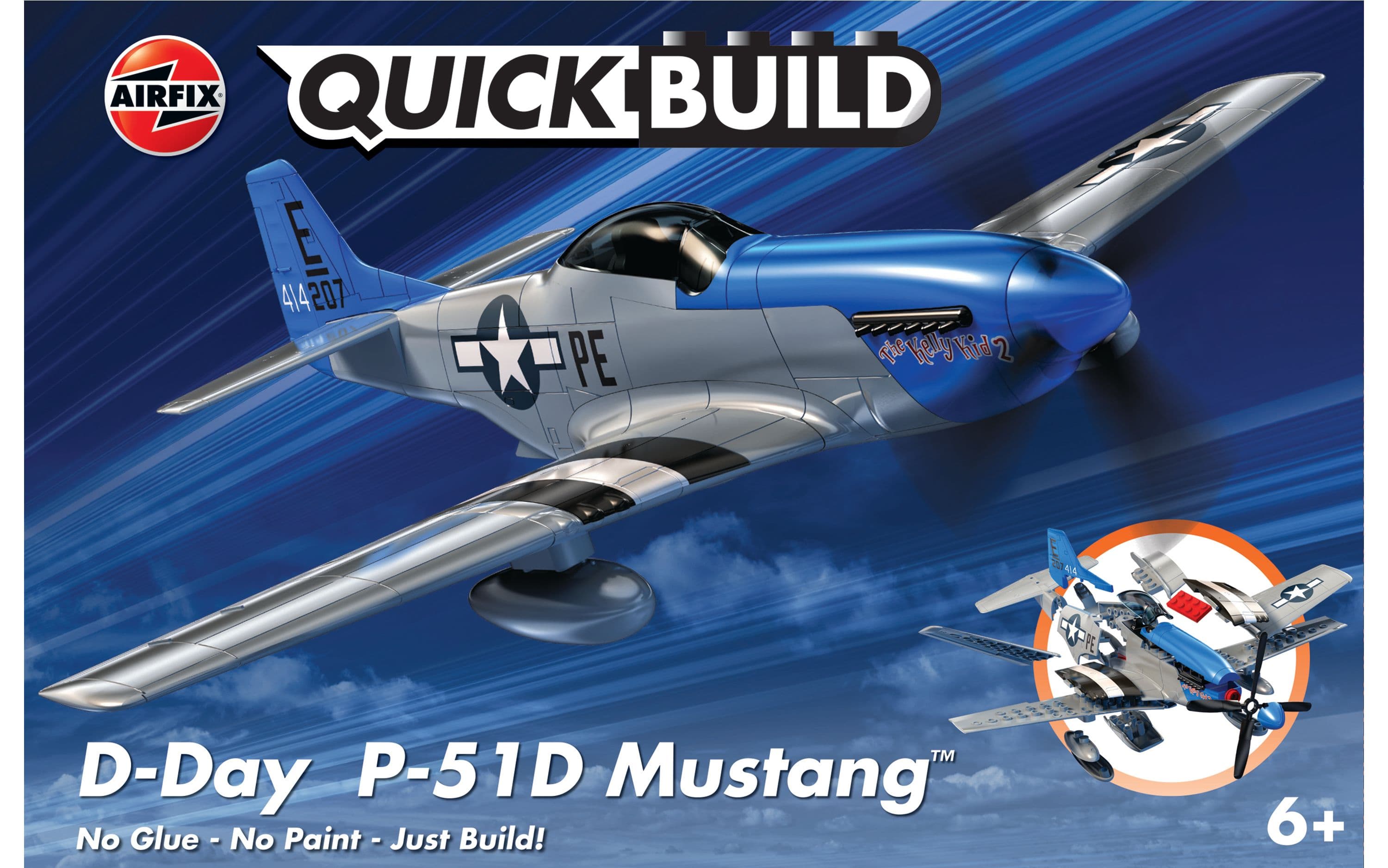 QUICKBUILD D-Day P-51D Mustang