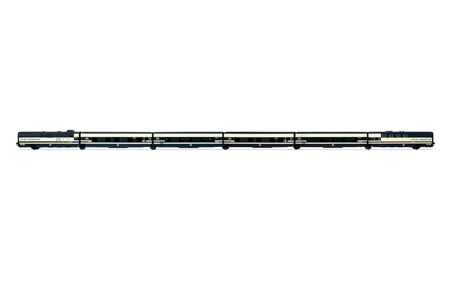 Electrotren (H0 1:87) RENFE, Trenhotel Talgo, set de 6 coches, decoración azul/beige, ép. IV