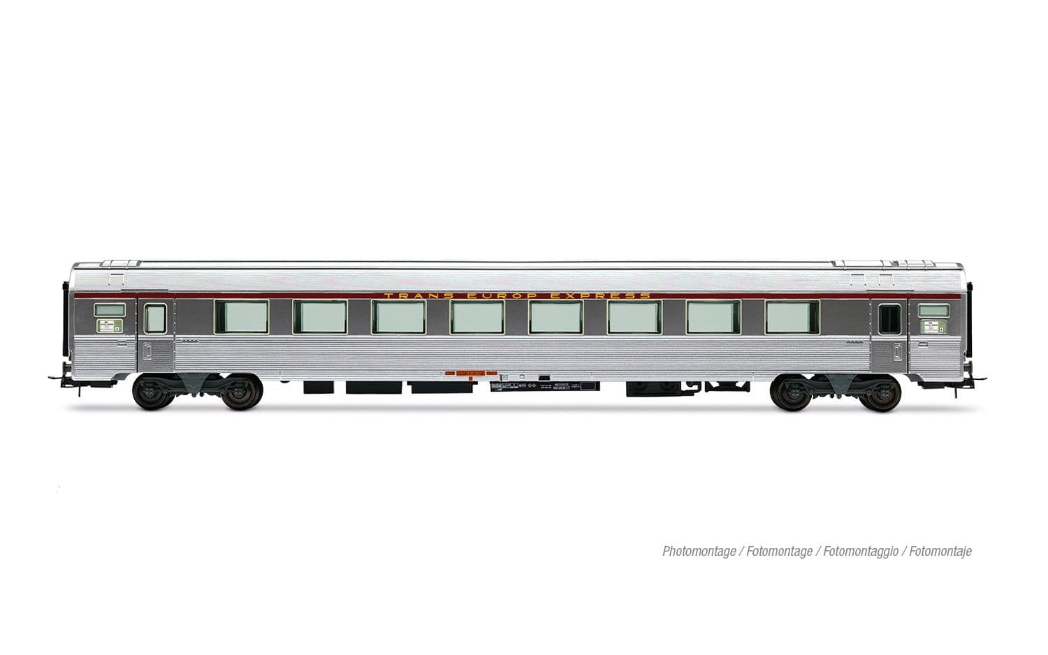 SNCF, 4-unit set of TEE "Mistral 69" coaches "Jules Verne", no. 1/2, ep. IV