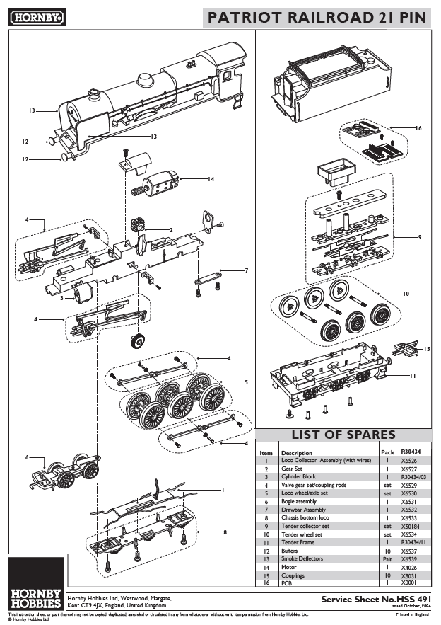 RailRoad: LMS - Patriot Class - 5540 'Sir Robert Turnbull'