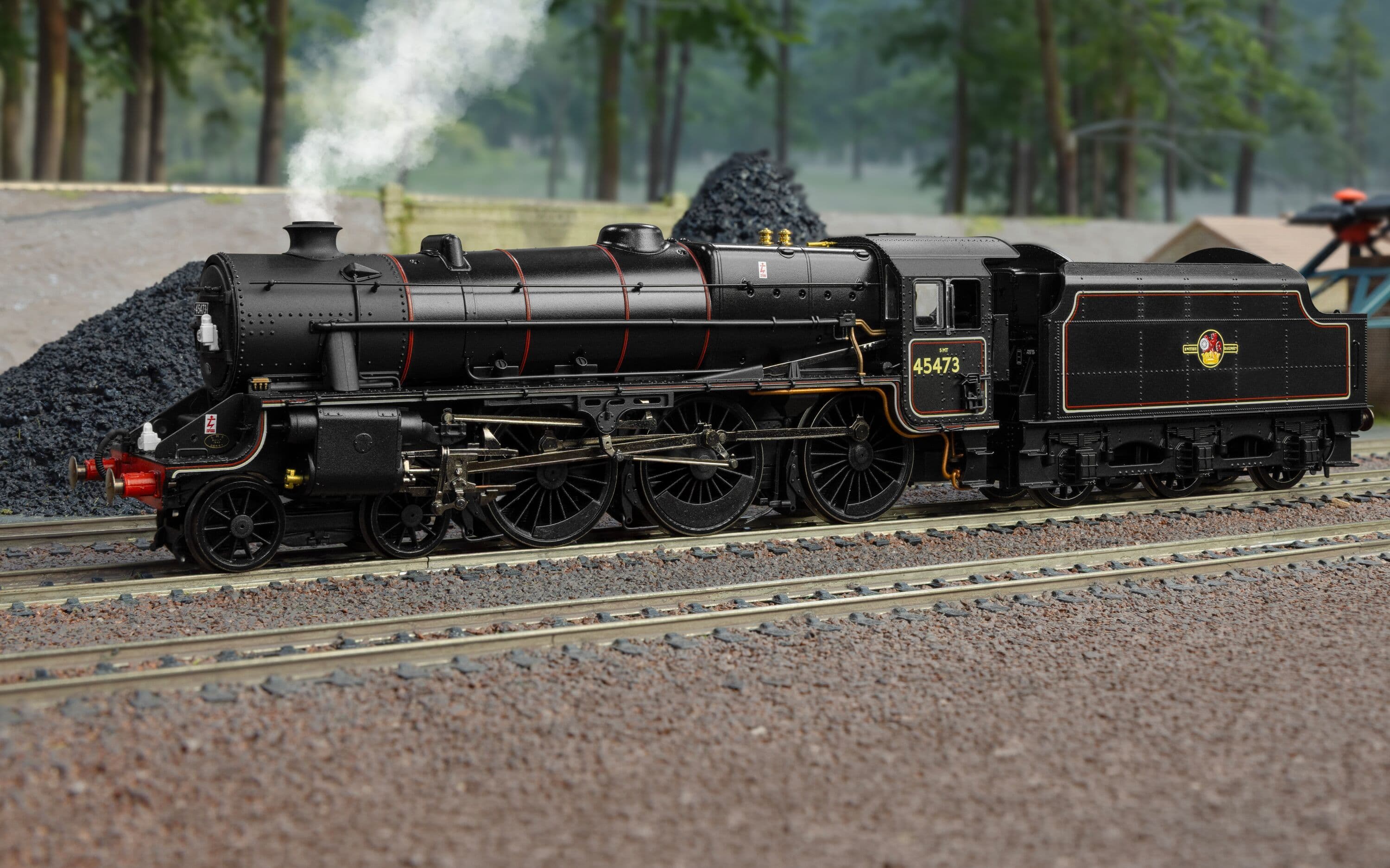 BR (Late) - Stanier 5MT - 'Black 5' - 45473 (With Steam Generator)