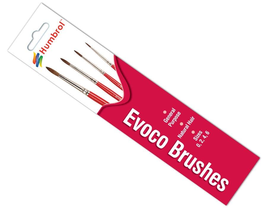 Evoco Brush Pack - (Sizes: 0/2/4/6)
