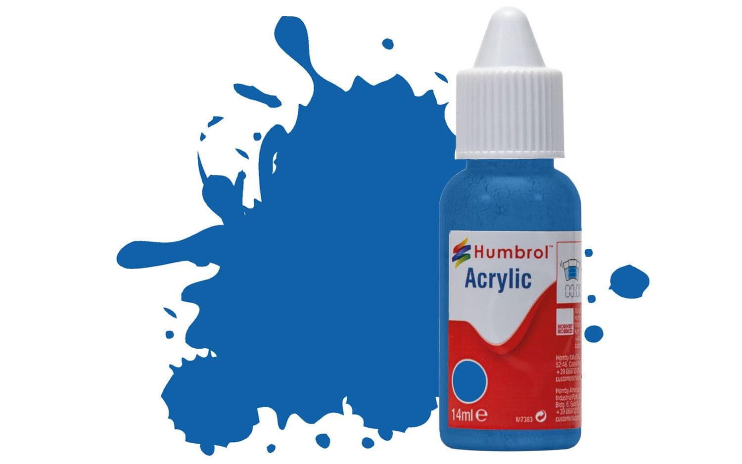 Acrylic Paint: 52 - Baltic Blue - Metallic - (14ml)
