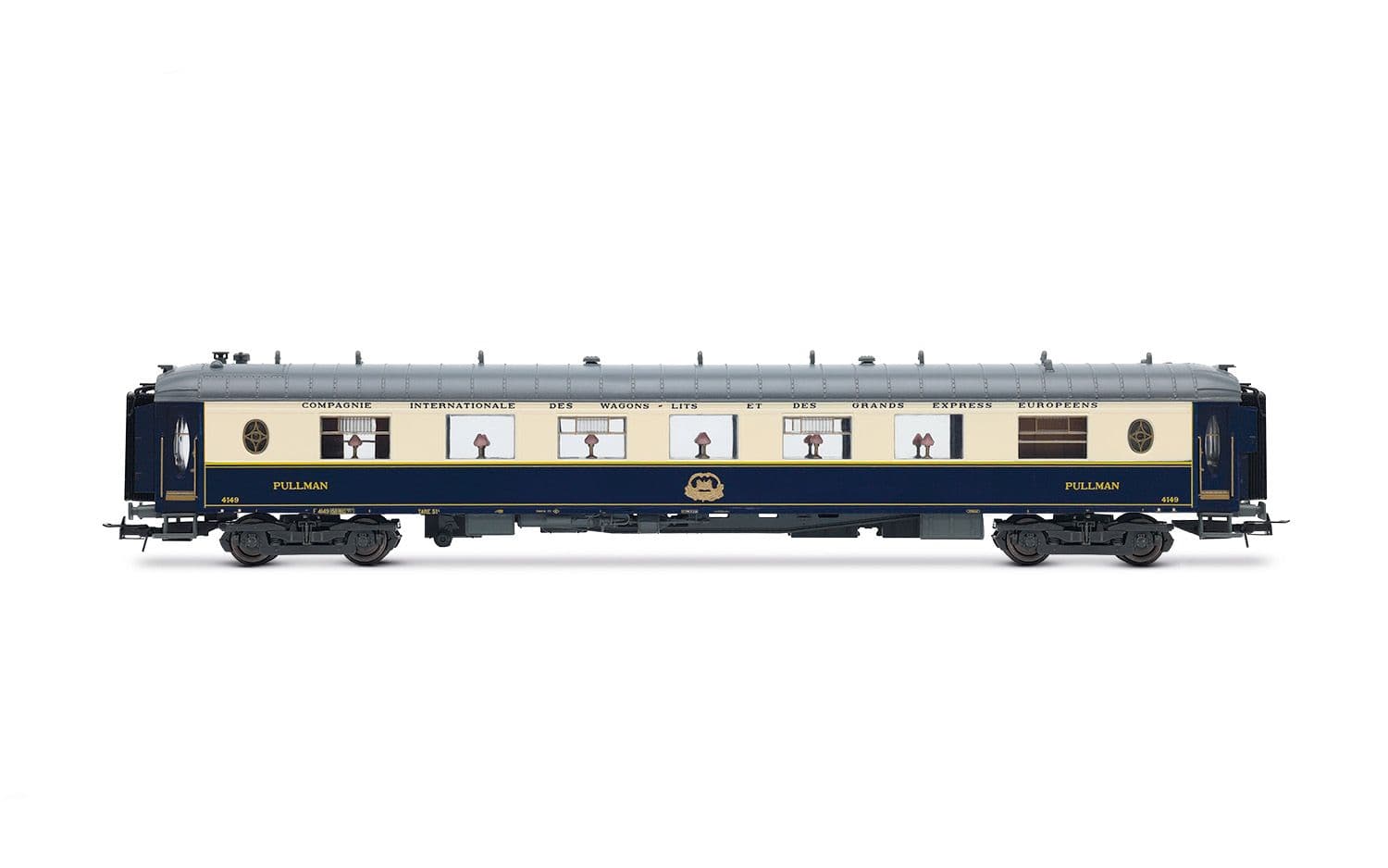 SNCF, 3-unit pack of "Sud Express", CIWL salon coach + 2 x DEV Inox short, no. 2/2