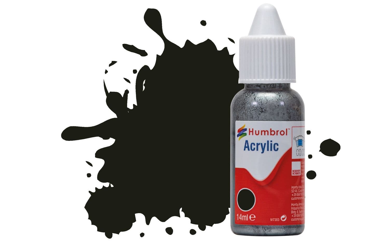 Acrylic Paint: 163 - Dark Green - Satin - (14ml)
