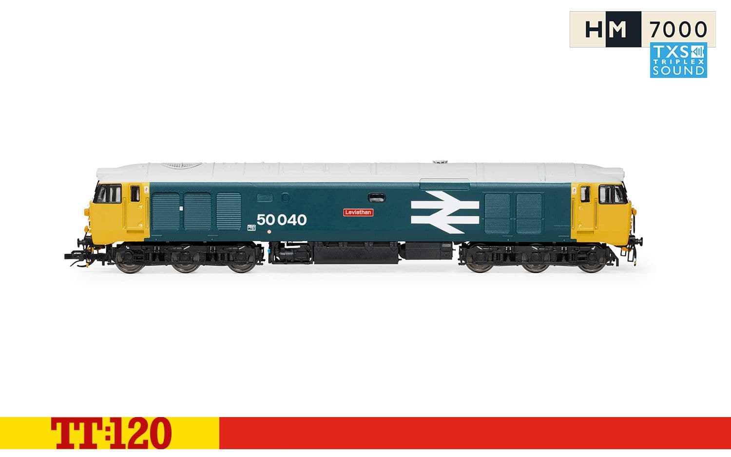 BR, Classe 50, Co-Co, 50040, 'Leviathan' numérique - Époque7