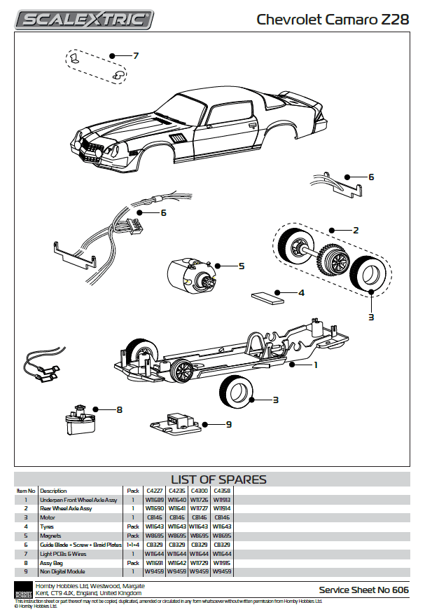 Accessory pack, ASSY BAG C4358
