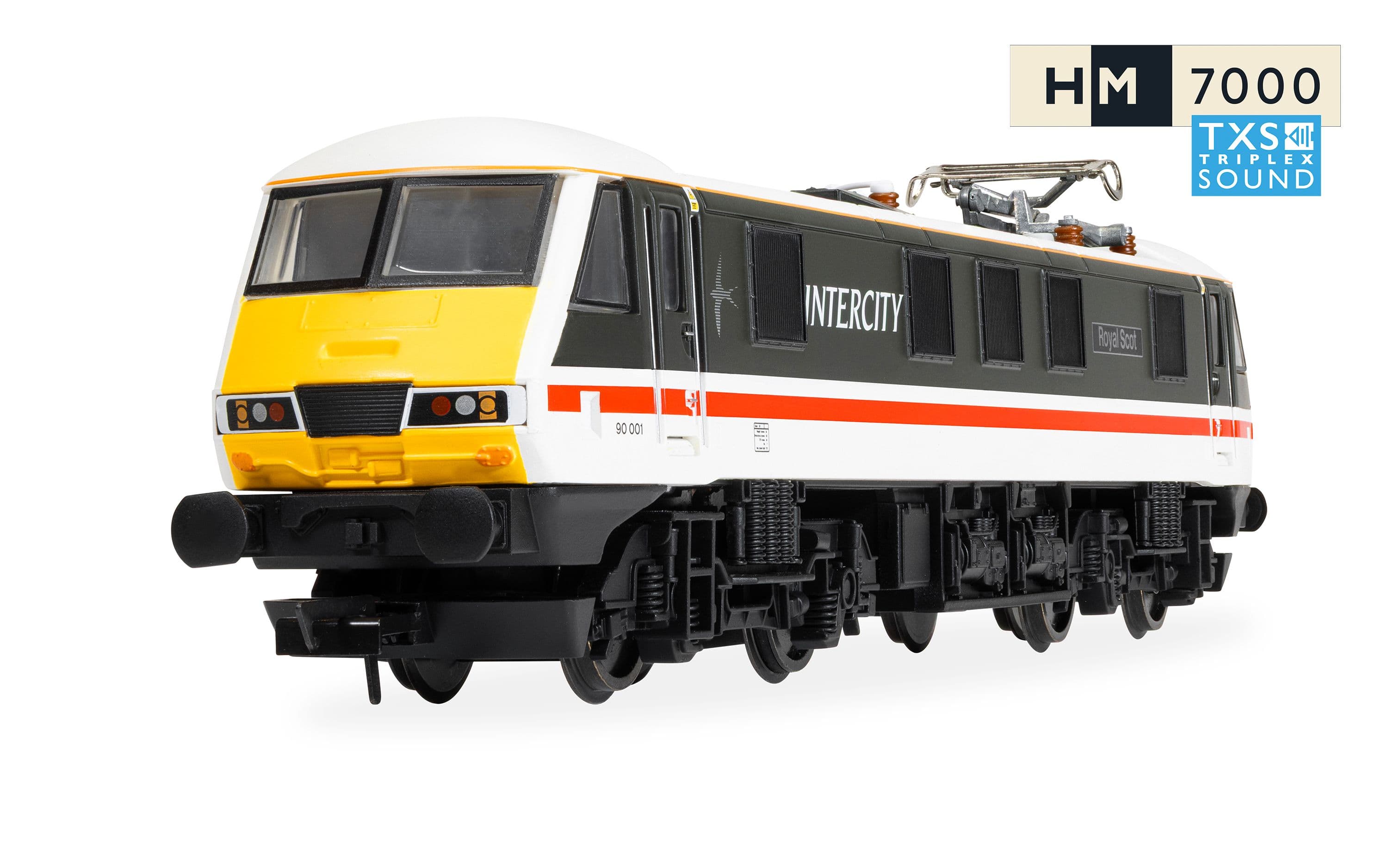 RailRoad: BR - Intercity Class 90 - 'Royal Scot' 90001 (DCC Sound Fitted)