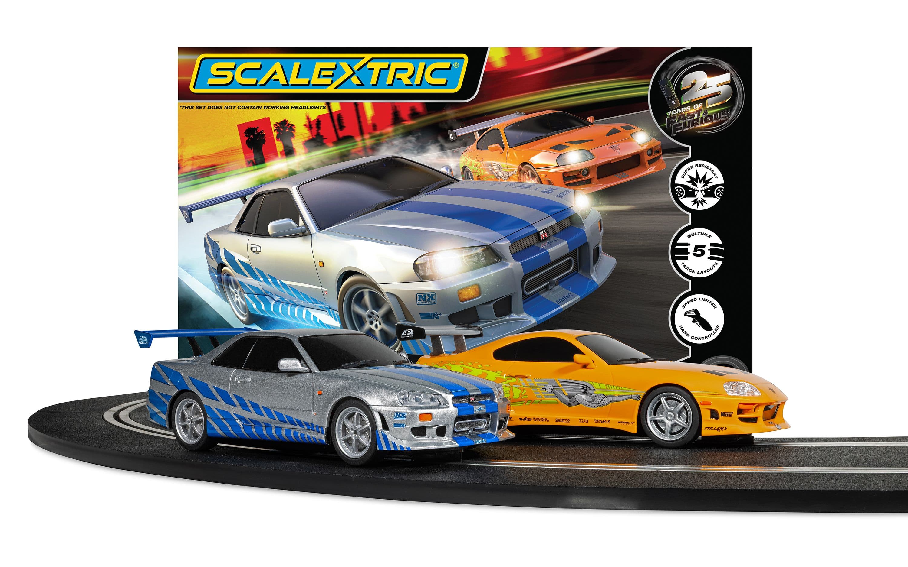 Scalextric Fast and Furious - Race Set - 25 Year Edition