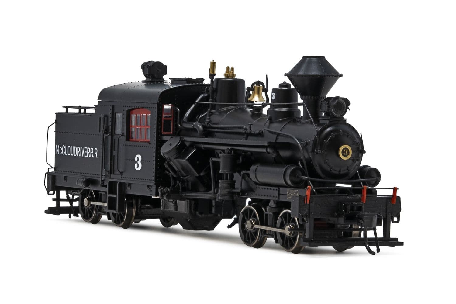 Heisler steam locomotive, 2-truck model, "McCloud River Railroad #3", ep. III