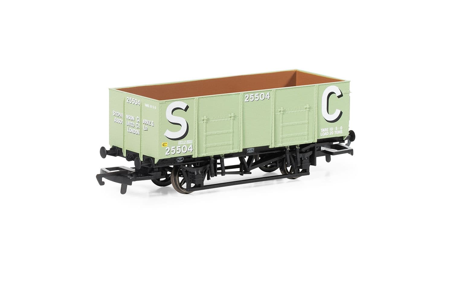 Stephenson &amp; Clarke, 21T Steel Mineral Wagon, 25504 - Era 3
