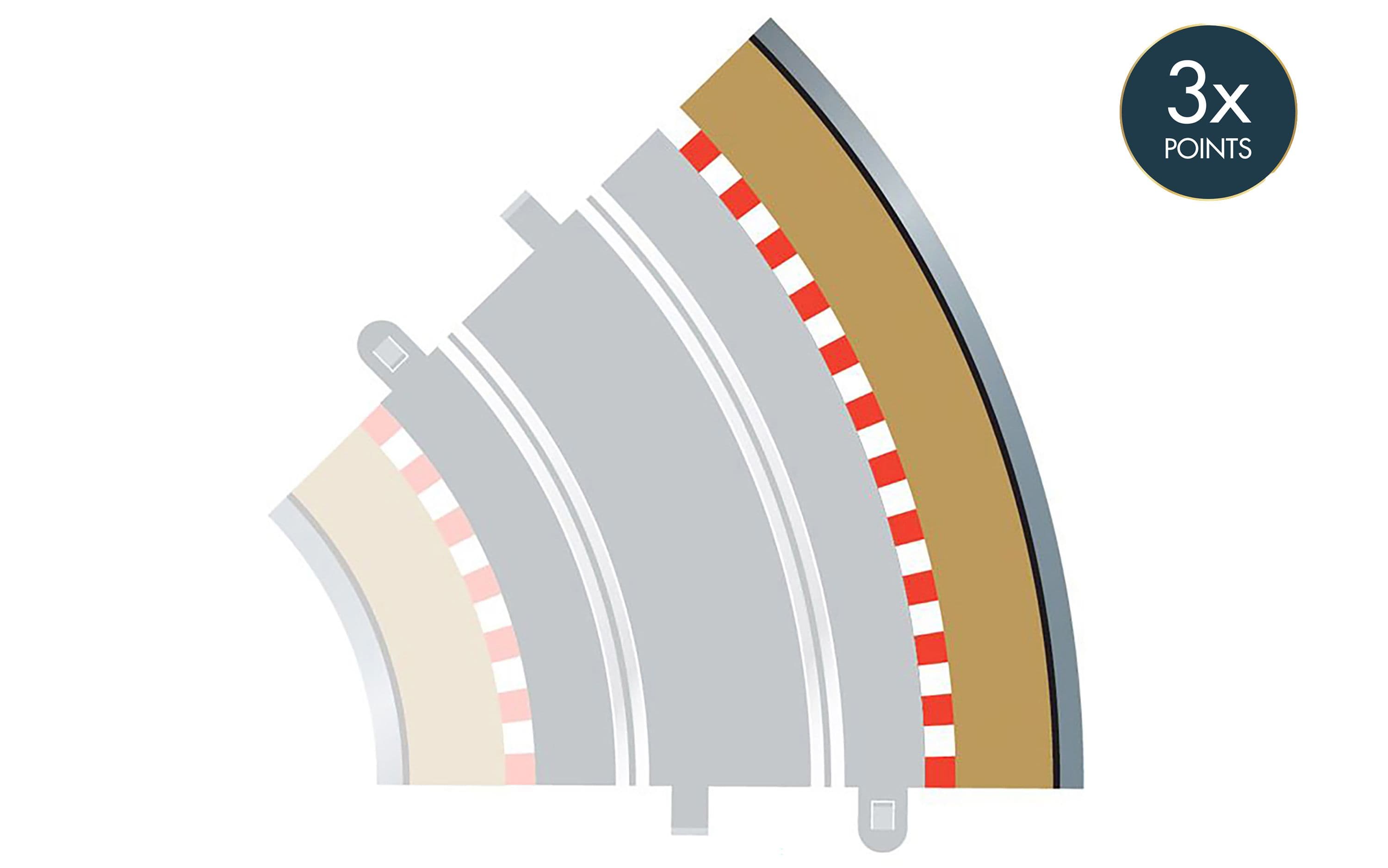 Radius 2 Curve Outer Borders 45 x 4