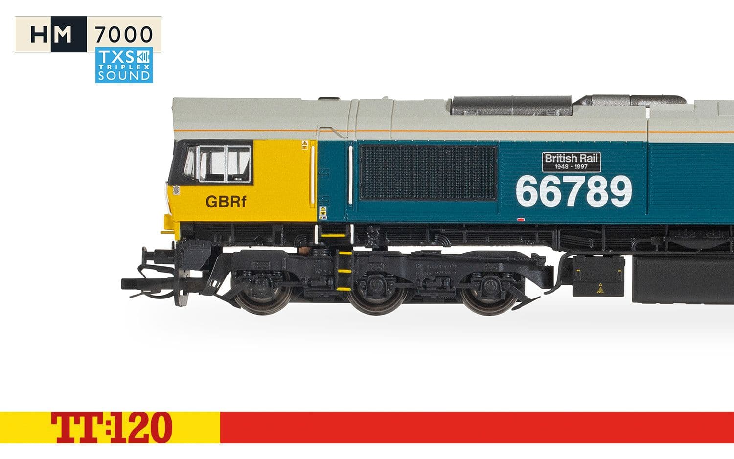 GBRf, Class 66, Co-Co, 66789, 'British Rail 1948-1997'- Era 11 (Sound Fitted)