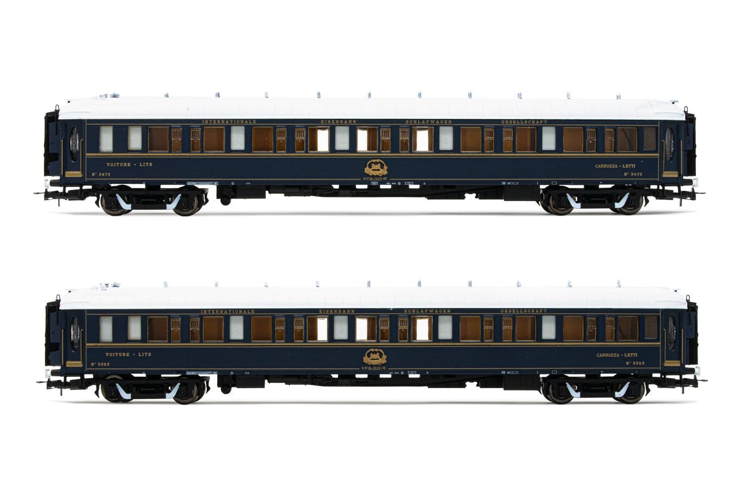 VSOE, 2-unit set of sleeping coaches for "Venice Simplon Orient Express" train, period IV-V