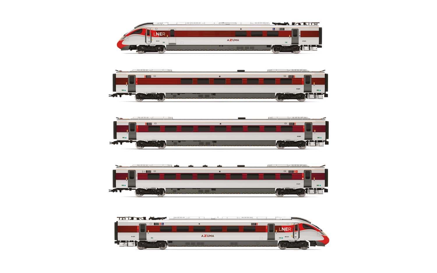 LNER, Hitachi IEP Bi-Mode Class 800/1, 'Azuma' Five Car Train Pack - Era 11
