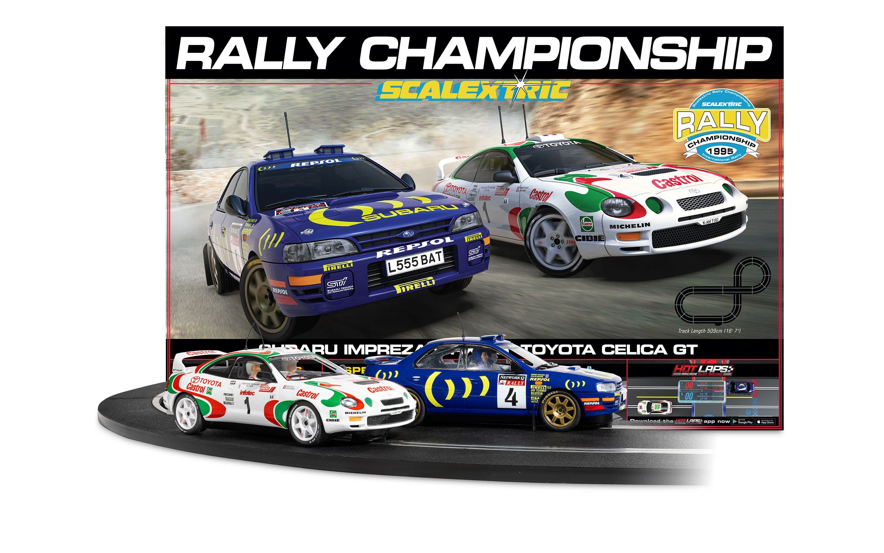 Scalextric Rally Championship - Retro Race Set