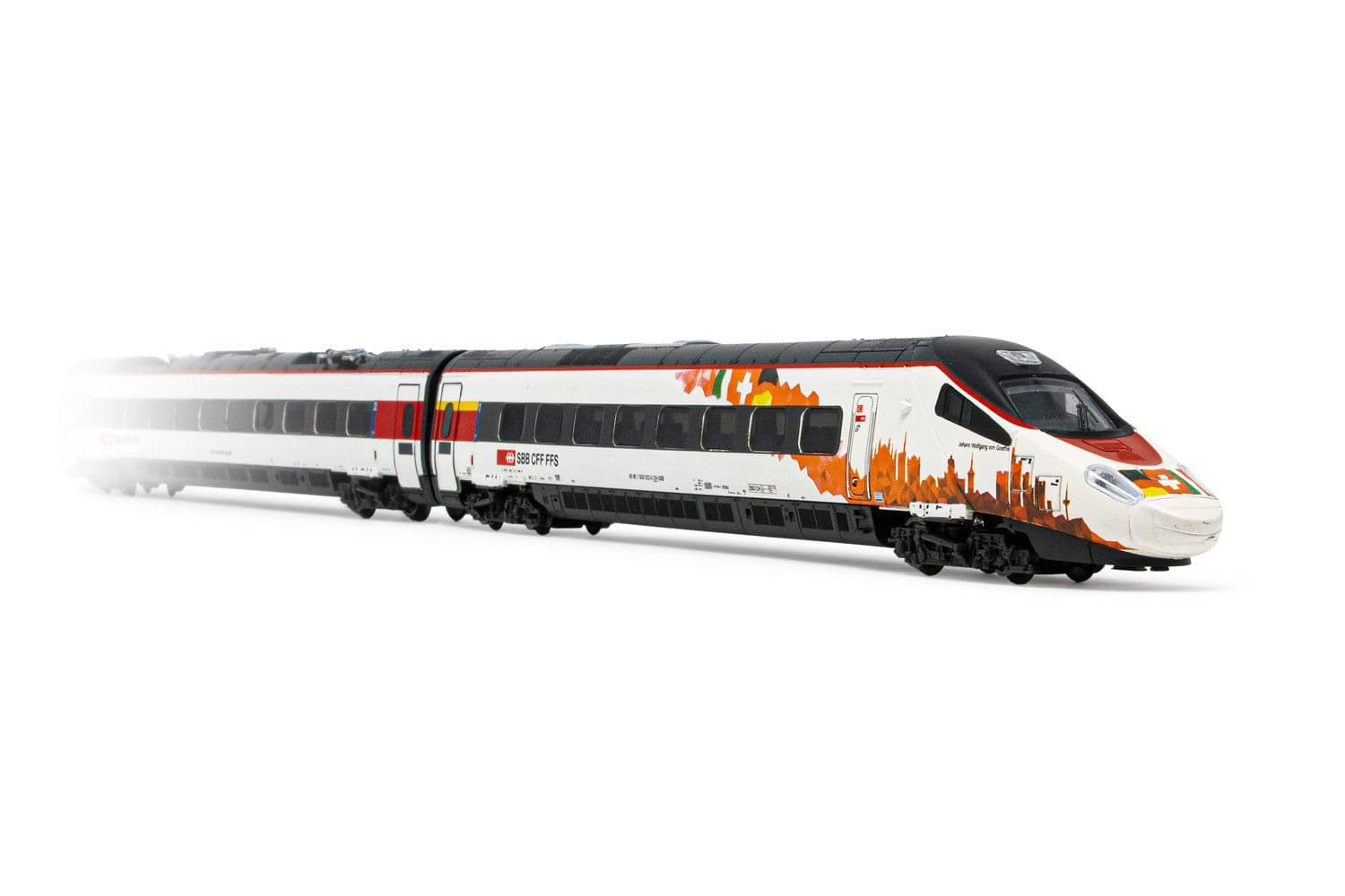 HN2472 Arnold (N 1:160) SBB, 4 unit base set EMU class RABe 503 in