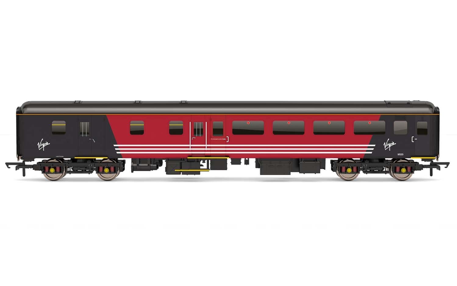 Virgin Trains, Mk2F Brake Standard Open, 9523, Era 9
