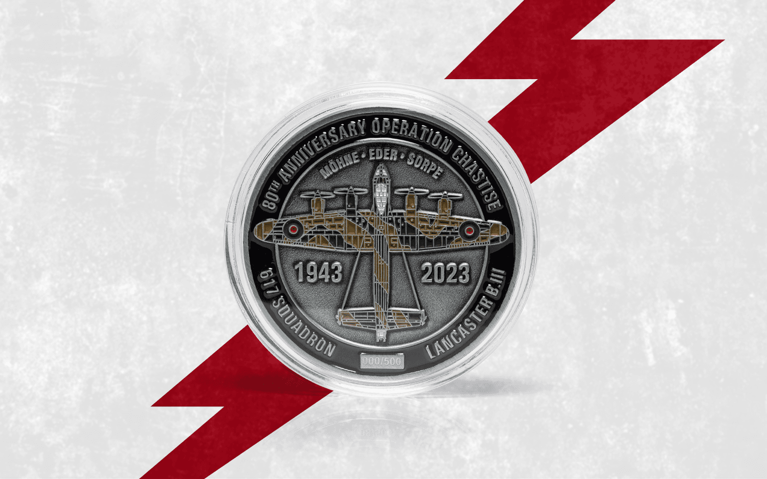 Dambuster Lancaster &amp; Commemorative Coin