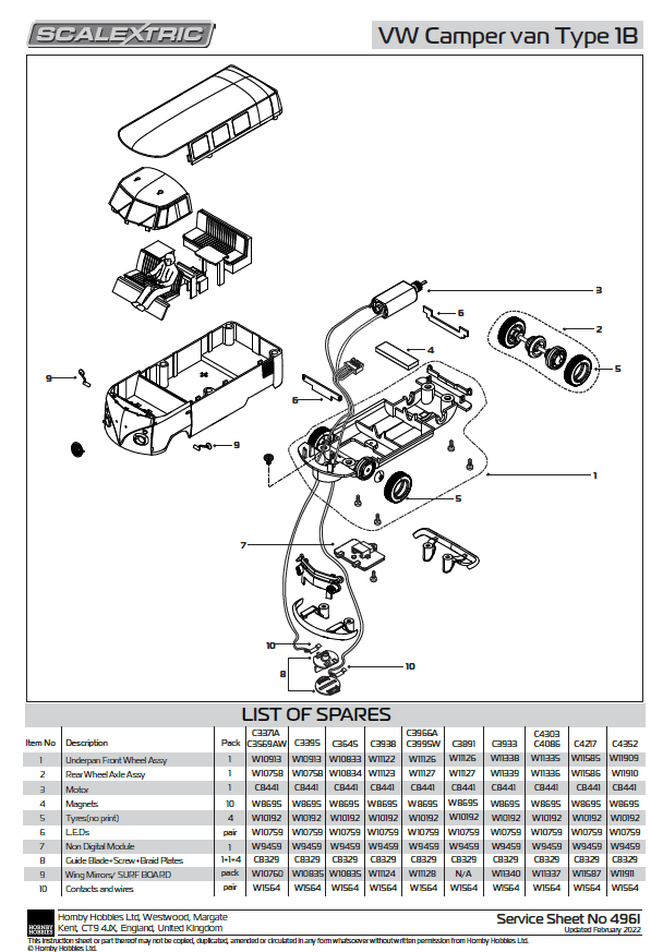 Scalextric Slimline Motor With 39mm Shaft Pack