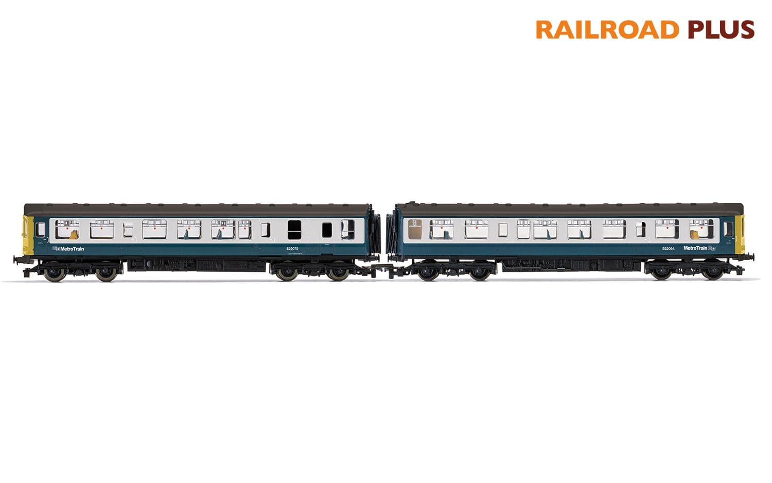 RailRoad Plus MetroTrain Class 110 2 Car Train Pack E52075 - Era 7