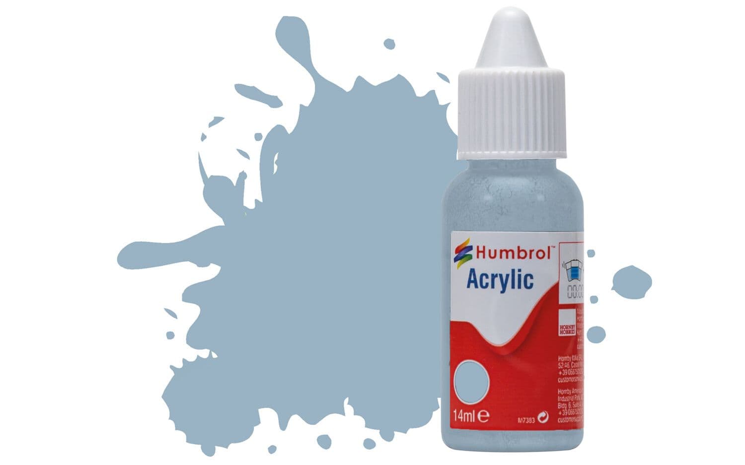 Acrylic Paint: 128 - US Compass Grey - Matt - (14ml)