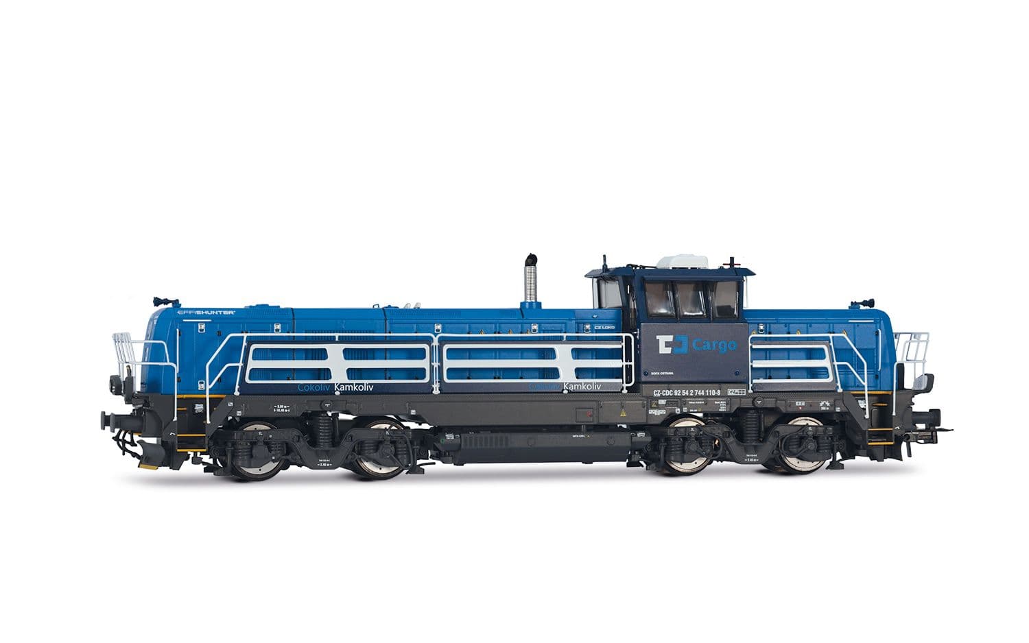 ČD Cargo, diesel locomotive Effishunter 1000, blue, new running number, period VI, with DCC sound decoder