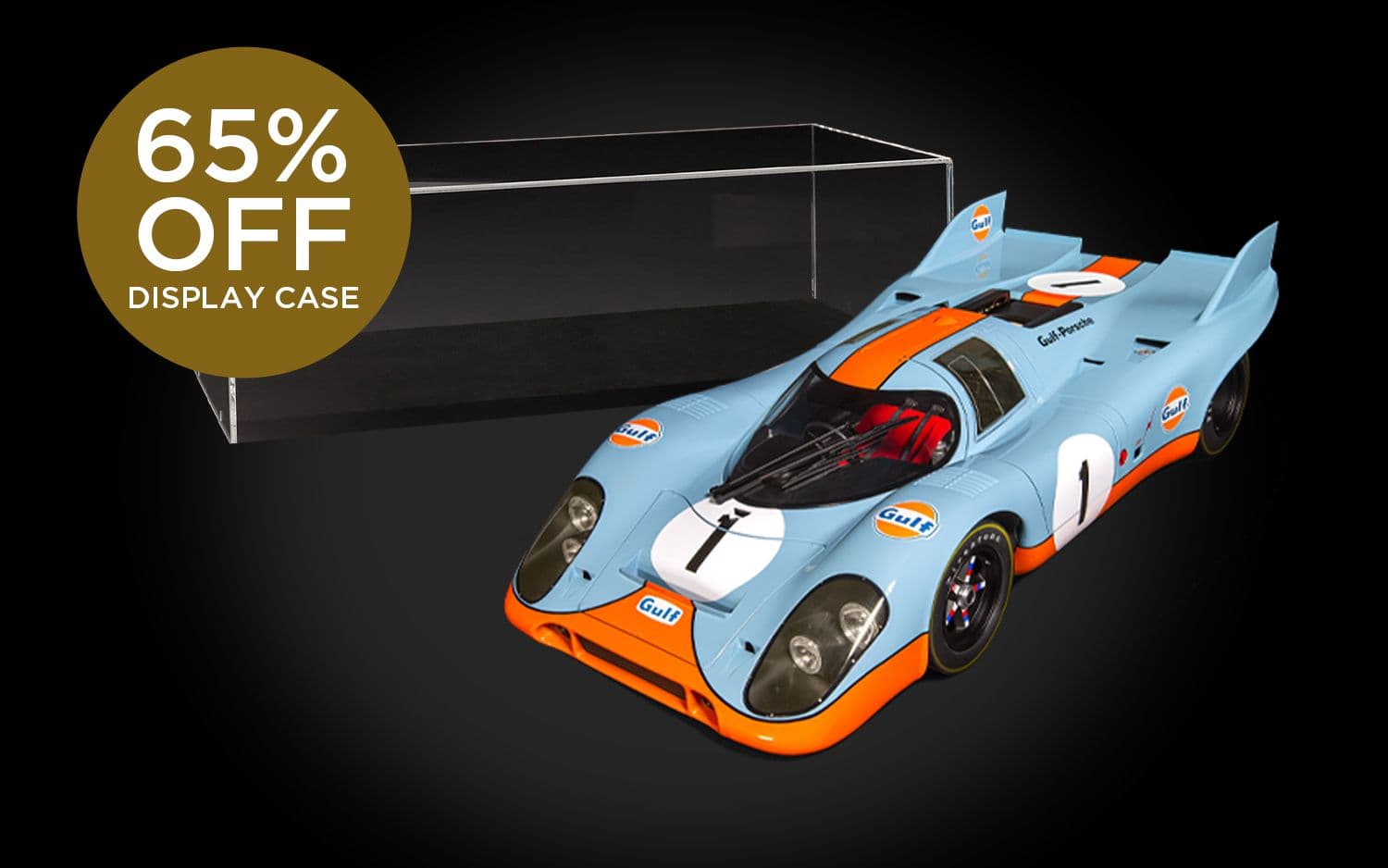 Porsche 917K - Gulf Edition &amp; Display Case