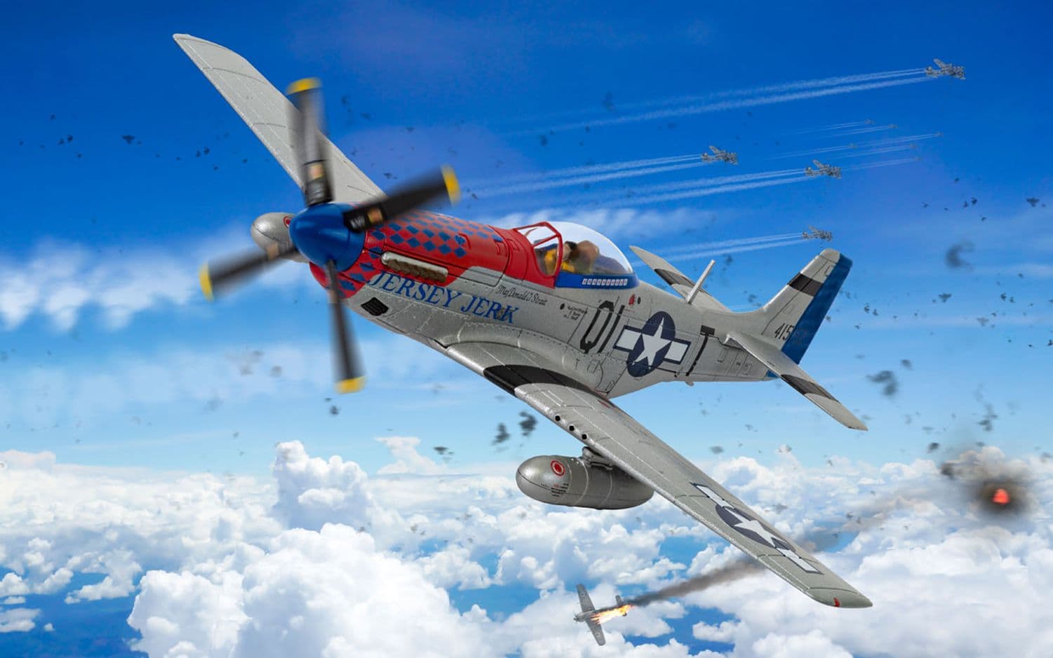 AA27708 North American P-51D Mustang 'Jersey Jerk' - USAAF 9th Air